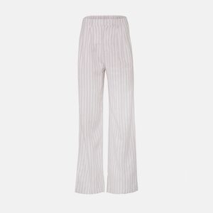 Autres Filles White Striped Wide Leg Pants Size XL